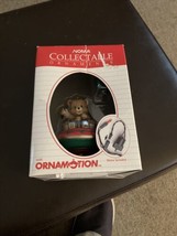 1993 Ornamation Noma Collectable Ornament Bear With Spinning Motor K1 - $9.50
