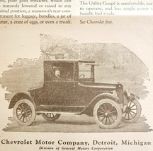 1920s Chevrolet Utility Coupe Advertisement Country Farm Woman Automobil... - $373.69 MXN