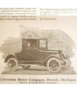 1920s Chevrolet Utility Coupe Advertisement Country Farm Woman Automobil... - $367.32 MXN