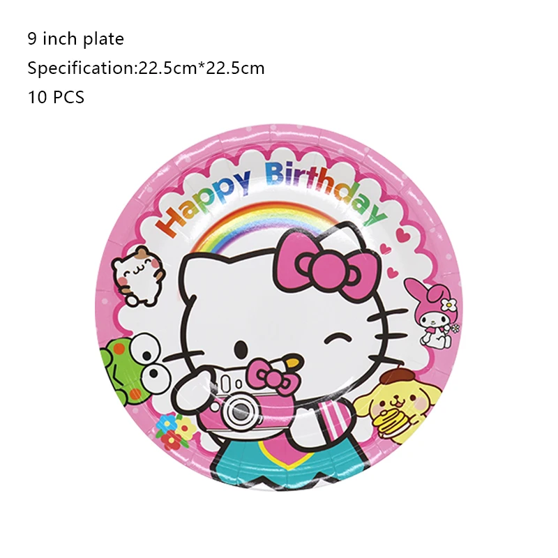 Perfect Gift Idea! - Exclusive Sanrio Collectible - 9inch - es Plate-10p... - $15.05