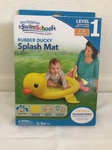 SwimSchool Rubber Ducky Splash Mat Fun Safe 6-18 months Indoor/Outdoor New - £15.29 GBP