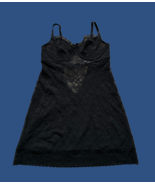 Victoria’s secret  black lace  slip dress Size 36 C - $38.61