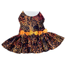 Fall Leaves Harness Dog Dress with Matching Leash Sizes XS-XL - £16.06 GBP
