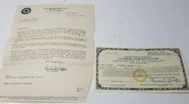 Veterans Administration Certificate of Eligibility 4-1870 Post WW2 Loan - $28.45