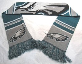 NFL Philadelphia Eagles 2018 Reversible Cropped Big Logo Scarf 64&quot; by 7&quot; by FOCO - £27.96 GBP