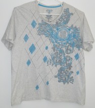 Vintage LL Cool J 1984 Legendary Icon V-Neck Men's Grey T-Shirt Blue & Grey XL - £36.63 GBP