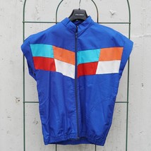 Vintage Hugo Valentino Mens Vest Blue Color Block Mens Medium Retro Chec... - $727.85 MXN