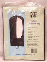 National Travel Deluxe Garment Bag Black NTP NOS - £15.65 GBP