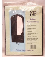 National Travel Deluxe Garment Bag Black NTP NOS - £15.57 GBP