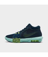 Nike Men LeBron James Witness VIII ARMORY NAVY/CYBER-GREEN  FB2239 402 s... - $49.97