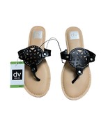 DV Dolce Vita Womens Size 7 Flat Gionna Sandals Black Slip on New With Tags - $18.92 CAD