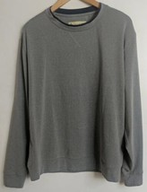 Donald Ross Sweater Mens L Gray Sportswear Comfort Casual Crew Neck - £17.20 GBP