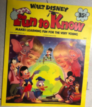 FUN TO KNOW #1 (1972) vintage Walt Disney magazine - £15.79 GBP