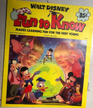 FUN TO KNOW #1 (1972) vintage Walt Disney magazine - £15.76 GBP