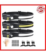 Ultra-Bright 5-Mode LED Headlamps - 3-Pack for Hiking, Camping &amp; Running - $1,059.22 MXN
