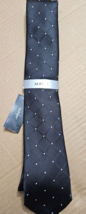 ALFANI Men&#39;s Tie Stoney Grid Black 001 NWT MSRP $55.00 - $14.80