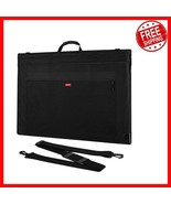Lightweight 23x31 Art Portfolio Bag - Waterproof, Stylish Black Case for... - $54.55 CAD