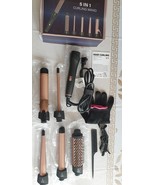 MN-C10A 5 in 1 Curling Iron Wand Ceramic Barrel Electric 45-100W Instant... - €23,80 EUR