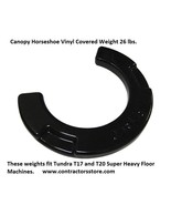 26 lbs Vinyl Covered Canopy Horseshoe Weight Tundra Floor Machine  - €115,52 EUR