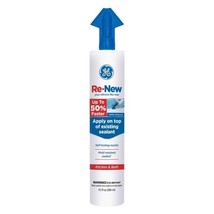 GE Re-New White Silicone Kitchen and Bath Caulk Sealant 9.5 oz (Open Box) - $13.88 CAD