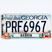 2018 United States Georgia Barrow County Passsenger License Plate PRF6867 - $18.80
