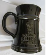 Alexander Keith&#39;s Nova Scotia Fine Beer Embossed Black 14 Oz. Mug Stein  - $17.99