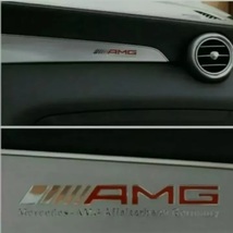 NEU AMG Edition Chrom Mercedes Aufkleber logo alu AMG sticker embleme - £6.27 GBP