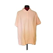 Devon &amp; Jones Polo Shirt Pink Women Side Split Size 3XL - £14.07 GBP