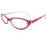 Jessica McClintock Niños Gafas Monturas JMK 426 RASPBERRY PLAID Rosa 45-... - $36.93
