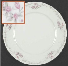 Vintage GST1 By Gold Standard Porcelain China Pink Flower Dinner Plates - £10.27 GBP