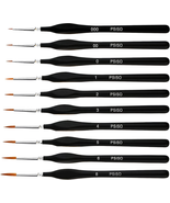 PSISO 10 PCS Miniature Paint Brushes Kit, Fine Detail Painting Brush Mic... - £8.89 GBP