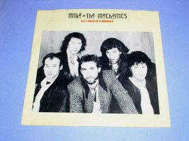 Mike The Mechanics All I Need Is A Miracle 45 Rpm Record Picture Sleeve Atlantic - £12.75 GBP
