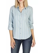 NWT Women&#39;s Paige L/S &quot;Tenna&quot; Chambray Button Down Shirt Sz Medium - €43,14 EUR