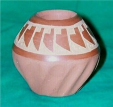 Native American Indian Art Pottery Baca Jemez Seed Pot Pottery Mountain Folk Art - £280.27 GBP