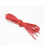 RED -  Waxed Cotton Dress Shoelaces Round Oxford Shoe Laces Strings Shoestrings - £4.77 GBP