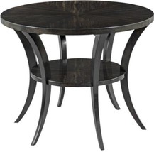 Center Table Coffee Woodbridge Midnight Round Eucalyptus Radiant Six Saber Legs - £2,277.36 GBP