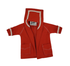 Vintage 1959-1962 Mattel Barbie Resort # 963 Red Jacket Coat W/ White Stripes - £11.37 GBP