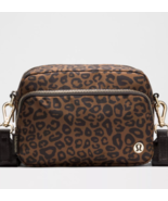 SAME DAY SHIP LULULEMON Everywhere Crossbody Bag 2L Metal Hardware~Leopa... - $304.56 CAD