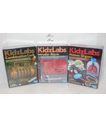4M KidzLabs Science Kit Bundle Combination Lock Intruder Alarm Human Org... - €51,30 EUR