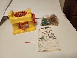Vintage Knit Magic Toy Knitting Machine in Box with Manual 1974 GUC Mattel - £23.65 GBP