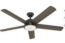 Hunter Romulus 60 Led Romulus 60&quot; 5 Blade Smart Led Indoor Ceiling Fan -... - $327.25