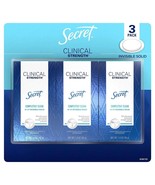 3 PK Secret Clinical Strength Deodorant Completely Clean 1.6 oz NO SHIP ... - £18.14 GBP
