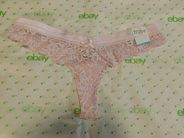 Rue 21 Women&#39;s Cheeky Thong Panties X-LARGE Lavender Lace Sexy Thongs New - £8.17 GBP