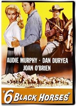 Six Black Horses 1961 Audie Murphy, Dan Duryea, Joan O&#39;Brien - £9.31 GBP