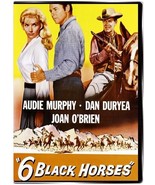 Six Black Horses 1961 Audie Murphy, Dan Duryea, Joan O&#39;Brien - £9.30 GBP
