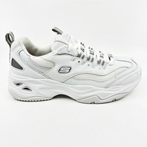 Skechers D&#39;Lites 4.0 Fresh Diva White Gray Womens Size 7.5 Athletic Sneakers - £47.92 GBP