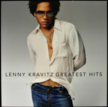 Lenny Kravitz &quot;Greatest Hits&quot; 2000 Promo POSTER/FLAT 2-SIDED 12X12 ~Rare~ *New* - £17.68 GBP