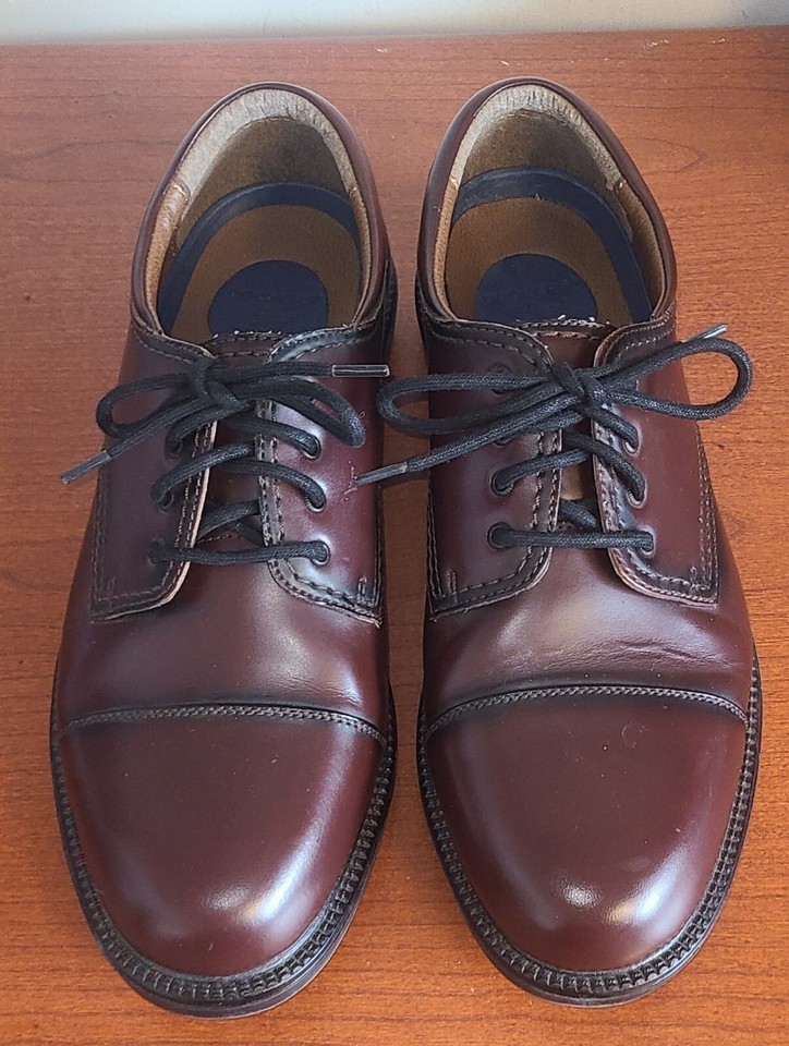 Dockers Men&#39;s 11W Shoes Gordon Genuine Leather Burgundy Lace-up Cap Toe ... - $16.15