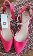 A New Day™ ~ NATA ~ Block Heel ~ Ankle Strap ~ Size 10 ~ Faux Suede ~ RE... - £17.55 GBP