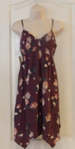 Live To Be Spoiled Smocked V-Neck Dress Purple Floral Women&#39;s Jr. Sz XL NWT - $384.24 MXN